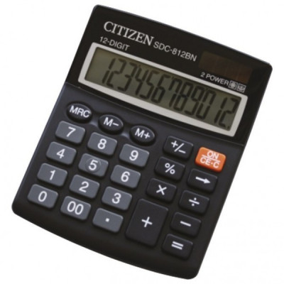 Kalkulator komercijalni 12mjesta Citizen SDC-812BN blister