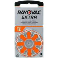 Baterija A13  za slušni aparat 1/8  1,4V, Rayovac  Extra