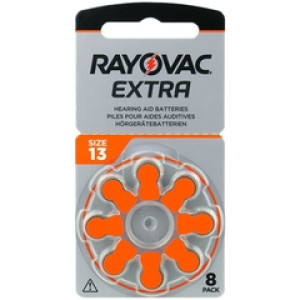 Baterija A13  za slušni aparat 1/8  1,4V, Rayovac  Extra
