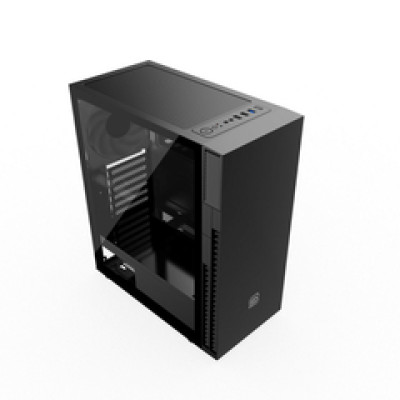 Bit Force SHADE AW-1 Gaming Midi Tower ATX kućište bez napajanja, crno