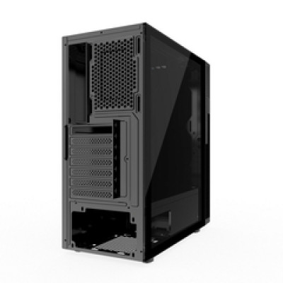 Bit Force SHADE AW-1 Gaming Midi Tower ATX kućište bez napajanja, crno