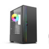 Bit Force ORION ARGB-2 Midi Tower ARGB Gaming PC ATX kućište bez napajanja, crno