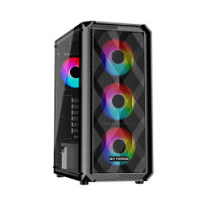 Bit Force PALADIN CF-4 Gaming Midi Tower ATX kućište bez napajanja, crno