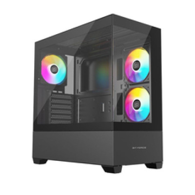 Bit Force SPARK ARGB-TG3 Midi Tower ARGB Gaming PC ATX kućište bez napajanja 