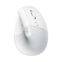 Logitech Lift bežični ergonomski miš, USB, bijeli