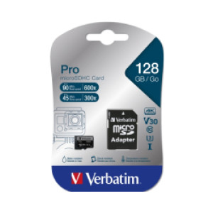 Micro SDXC  Pro 128GB   memorijska kartica   Verbatim 