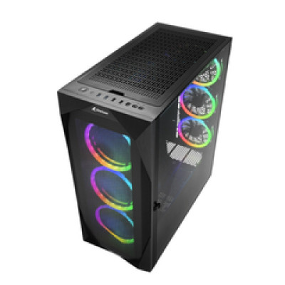 Sharkoon REV300 Midi Tower E-ATX kućište bez napajanja, prozirna bočna stranica 