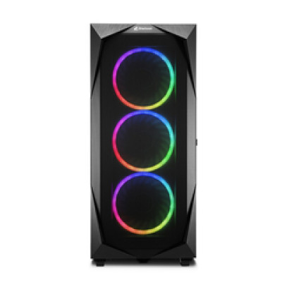 Sharkoon REV300 Midi Tower E-ATX kućište bez napajanja, prozirna bočna stranica 