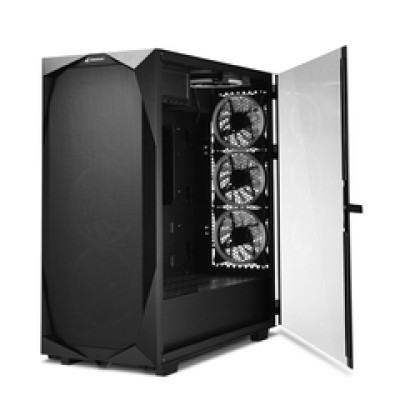 Sharkoon REV300 Midi Tower E-ATX kućište bez napajanja, prozirna bočna stranica 