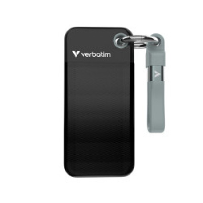 SSD 1TB  vanjski disk, USB 3.2 Gen2,Verbatim Pocket, Black/Grey