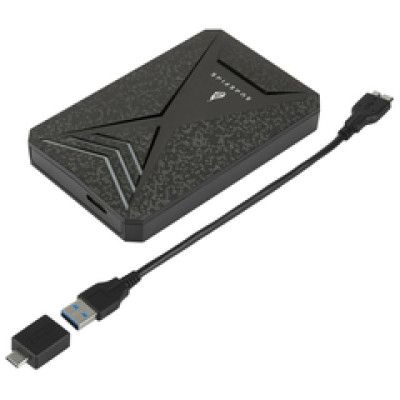SureFire 2.5" Gaming Bunker 1TB HDD, USB 3.2 Gen 1, crni