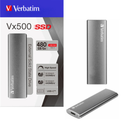 SSD USB 480GB   Verbatim Vx500 