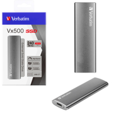 SSD   240GB  Vanjski disk ,USB3.2 Gen2, Verbatim Vx500 