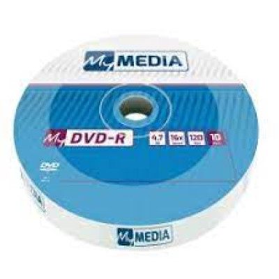 DVD-R MyMedia 4.7GB 16× Matt Silver, Wrap pk10