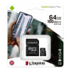 MICRO SD SDCS2 /  64 GB + adapter Canvas -Kingston