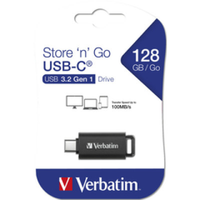 Verbatim Store'n'Go USB-C 3.2 Gen1, 128GB, crni
