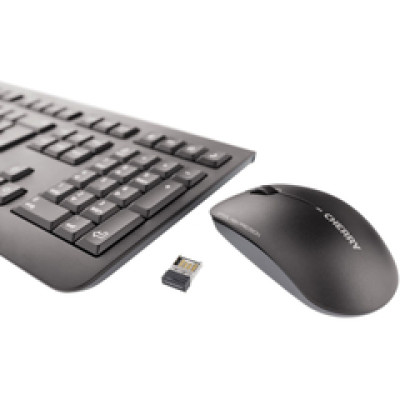 Cherry DW 3000 bežična tipkovnica + miš, crna