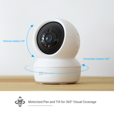 EZVIZ WiFi Smart 2K IR PT kamera, 3" Progressive Scan CMOS, dvosmjerni audio, detekcija pokreta