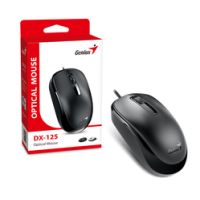 Genius DX-125, optički miš, USB, crni