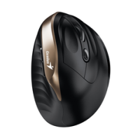 Genius Ergo 8250S, ergonomski bežični miš, crni