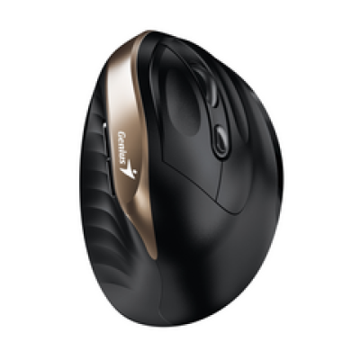 Genius Ergo 8250S, ergonomski bežični miš, crni