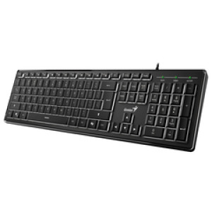 Genius SlimStar 820, tipkovnica, USB, crna