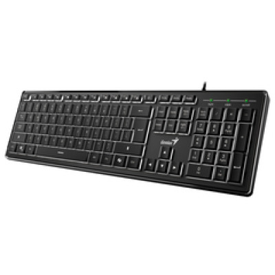 Genius SlimStar 820, tipkovnica, USB, crna