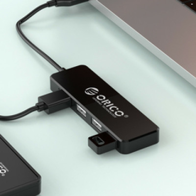 Orico 4-portni USB2.0 hub, crni 
