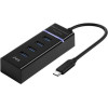 HUB USB  Tip C, C105, 4xUSB3.0, MS