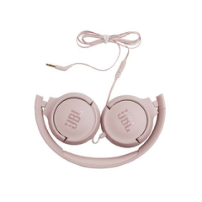 JBL Tune 500 naglavne slušalice s mikrofonom, pink