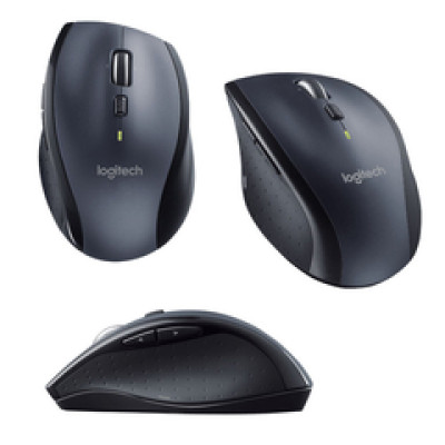 Logitech M705 bežični optički miš, USB, tamnosivi 