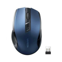 UGREEN MU006 bežični ergonomski miš, bluetooth, 4000 DPI, USB, plavo crni