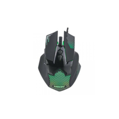 Neon Hybris igrači miš, USB, 3600dpi, crni