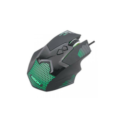 Neon Hybris igrači miš, USB, 3600dpi, crni