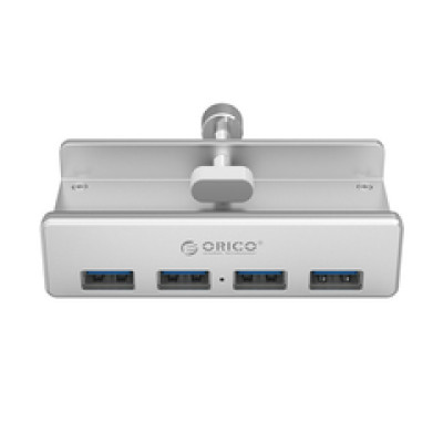 Orico 4-portni USB3.0 hub, clip type , srebrni
