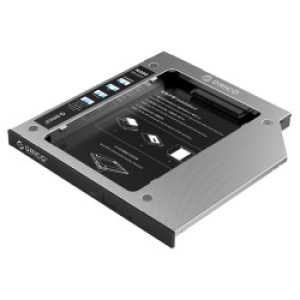 Orico ladica za drugi 2.5" HDD/SSD, SATA3 - umjesto optičke jedinice  