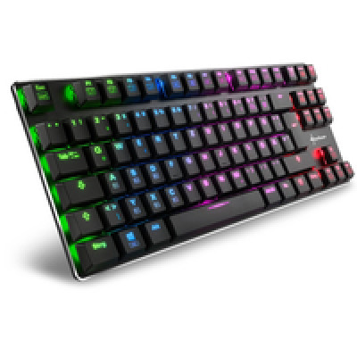 Sharkoon PureWriter TKL RGB, igraća mehanička tipkovnica, Kailh plavo, USB
