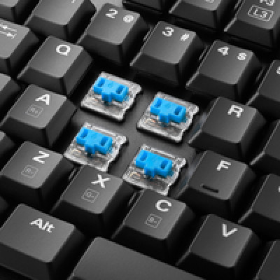 Sharkoon PureWriter TKL RGB, igraća mehanička tipkovnica, Kailh plavo, USB