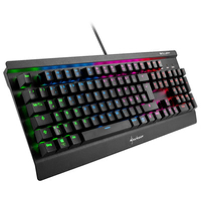 Sharkoon Skiller MECH SGK3 igraća mehanička tipkovnica, RGB LED, Kailh plavo, USB