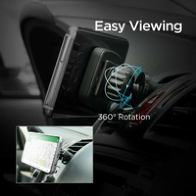 Spigen Kuel H12 magnetski nosač za ventilacijske otvore automobila, crni