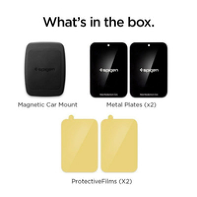 Spigen Kuel H12 magnetski nosač za ventilacijske otvore automobila, crni