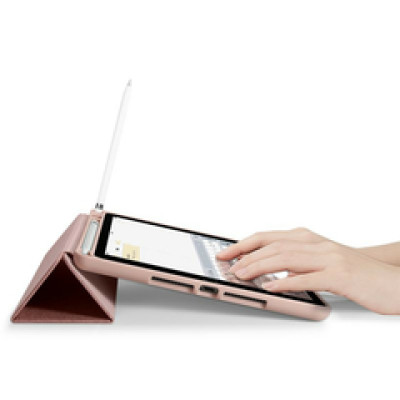 Spigen Urban Fit, zaštitna maska za iPad, roza - iPad 10.2"