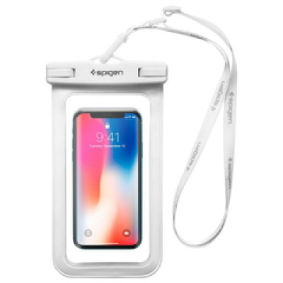 Spigen Velo A600 Vodootporna torbica za telefon, bijela