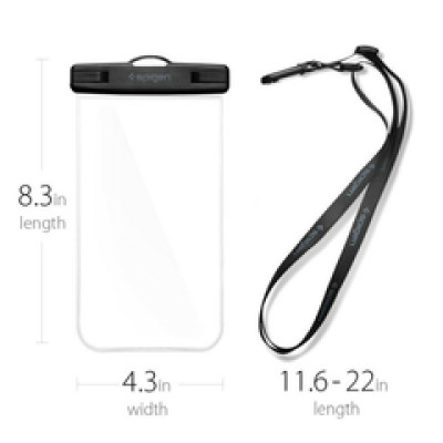 Spigen Velo A600 vodootporna torbica za telefon, crna