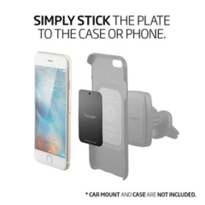 Spigen Kuel MP-4P montažne Metalne ploče za automobil, crne