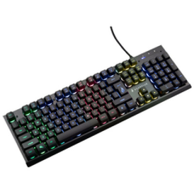SureFire KingPin X2 Gaming metalna igraća tipkovnica, RGB LED, USB, crna