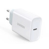 UGREEN 30W zidni punjač, USB-C, PD3.0/QC4.0+, bijeli