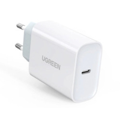 UGREEN 30W zidni punjač, USB-C, PD3.0/QC4.0+, bijeli