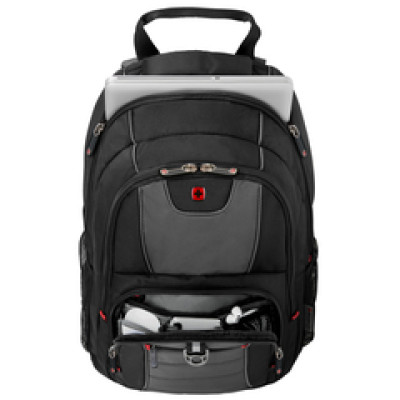 Wenger ruksak Pillar za 16" prijenosnik, crno/sivi