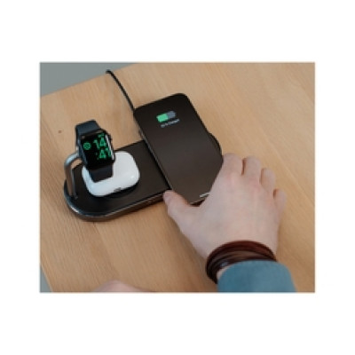 Verbatim WCS-03 stalak za punjenje 3u1 Qi/MFi Dual Wireless + Apple Watch
